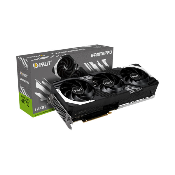 Видеокарта PALIT RTX4070 GAMINGPRO/ 12GB, GDDR6X, 192 бит, 1920 МГц, 2475 МГц, HDMI, 3x DP/ (NED4070019K9-1043A) 20 366b9797 ca72 438e 96f9 bac78456a3ef 9