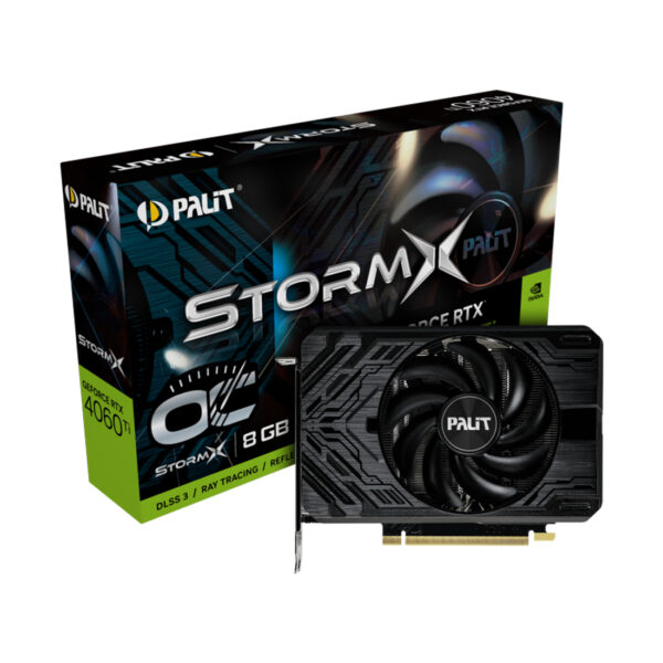 Видеокарта PALIT RTX4060Ti STORMX OC 8G /8 ГБ, GDDR6, 128 бит, 2310 МГц, 2670 МГц, HDMI, 3х DisplayPort/ (NE6406TS19P1-1060F) 28 76fcfb48 1266 499d a46b adf712e5015e 26