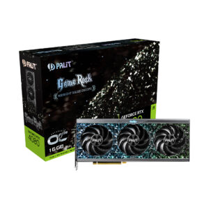 Видеокарта PALIT RTX4080 GAMEROCK OMNIBLACK 16G /16 ГБ, GDDR6X, 256 бит, 2210 МГц, 2505 МГц / HDMI, DP (3 шт)] (NED4080019T2-1030Q) — изображение 1047