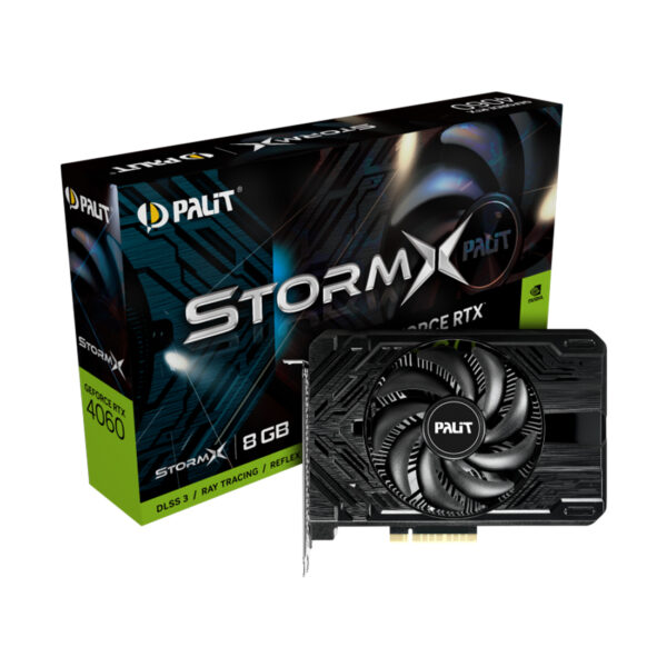 Видеокарта PALIT RTX4060 STORMX 8G (NE64060019P1-1070F) /8 ГБ, GDDR6, 128 бит, 1830 МГц, 2460 МГц, HDMI, DisplayPort (3 шт) 38 d5060459 055f 492c 8f6b d77eff2280c6 36